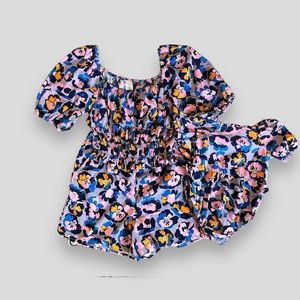 Peyton & Parker mom and baby Floral set. Women xs and baby 18mo